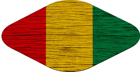 Oval 02 Guinea Africa Flags 