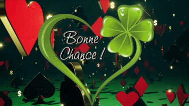 003 Animated Background Bonne Chance French Messages 