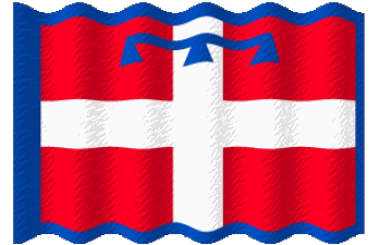 Ondulation Piémont Italie Europe Drapeaux 