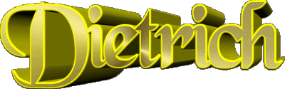 Dietrich D MASCULINO - Alemania Nombre 