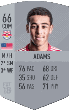 Tyler Adams U S A F I F A - Joueurs Cartes Jeux Vidéo Multi Média 
