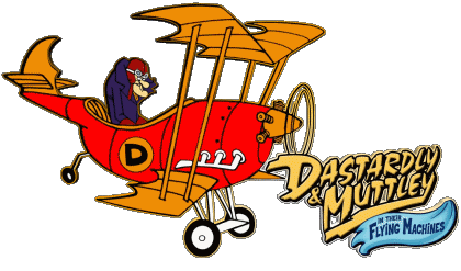 Logo Dastardly e Muttley e le macchine volanti Cartoni animati TV Film Multimedia 
