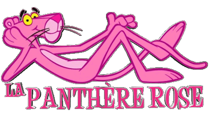 French Logo Pink Panther Cartoons TV - Movies Multi Media 