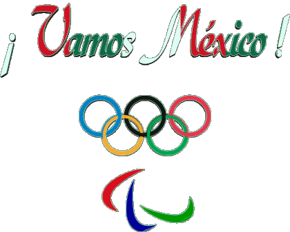 Juegos Olímpicos Vamos México Spagnolo Messagi 