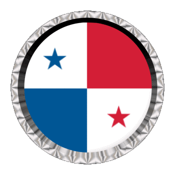 Rond - Anneaux Panama Amériques Drapeaux 