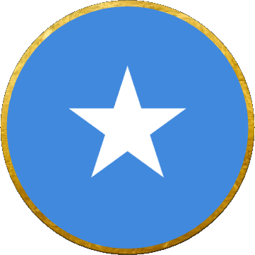 Rond Somalia Afrika Fahnen 