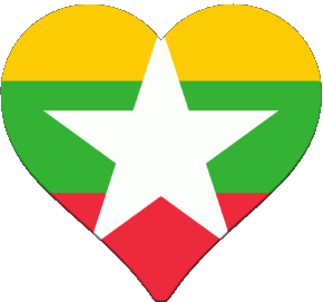 Vario Burma Asia Bandiere 