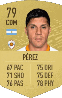 Enzo Pérez Argentina F I F A - Giocatori carte Videogiochi Multimedia 