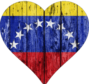 Herz Venezuela Amerika Fahnen 