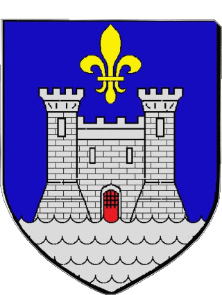 Blasón-Blasón BLAYE 33 Departamentos - Ciudades Francia Banderas 