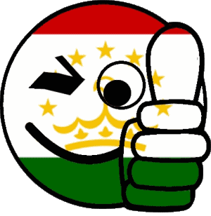 Faccina - OK Tajikistan Asia Bandiere 