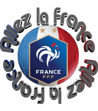 Football Allez La France French Messages 