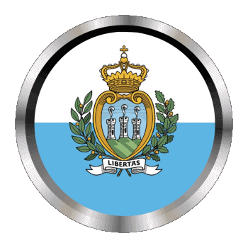 Rotondo - Anelli San Marino Europa Bandiere 