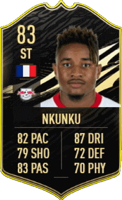 Christopher Nkunku France F I F A - Joueurs Cartes Jeux Vidéo Multi Média 