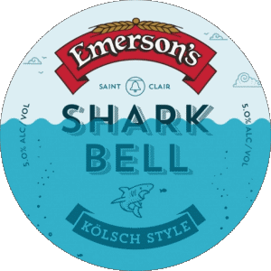Shark Bell-Shark Bell Emerson's Neuseeland Bier Getränke 