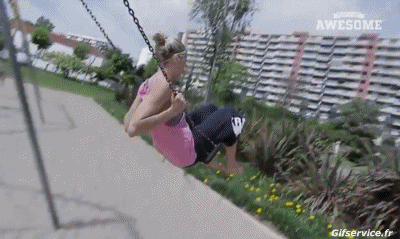 Fun Win Swings PEOPLE Humor -  Fun 