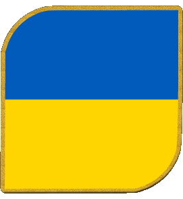 Carré Ukraine Europe Drapeaux 