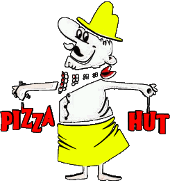 1955-1955 Pizza Hut Fast Food - Ristorante - Pizza Cibo 