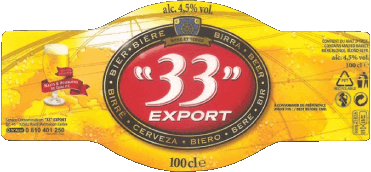 33 Export France Métropole Bières Boissons 