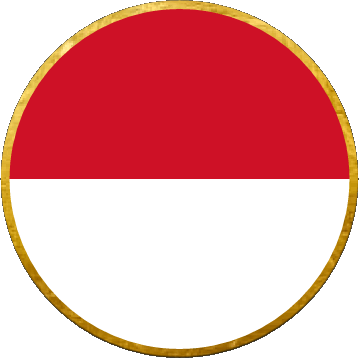 Runde Monaco Europa Fahnen 