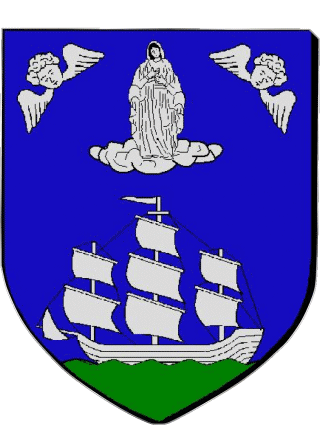 Blazon-Blazon LES SABLES D_OLONNE 85 Departments - Cities France Flags 