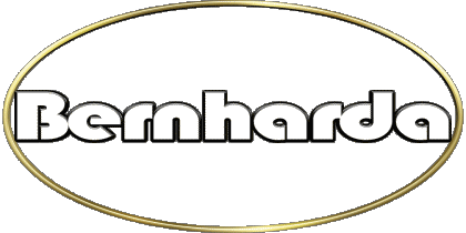 Bernharda B FEMININ - Allemagne Prénoms 
