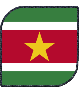 Carré Suriname Amériques Drapeaux 
