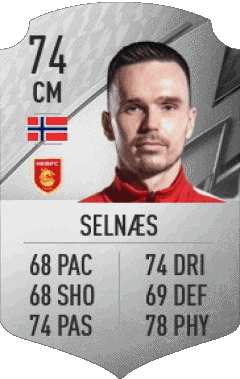 Ole Kristian Selnæs Noruega F I F A - Jugadores  cartas Vídeo Juegos Multimedia 