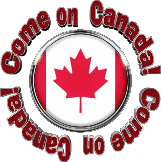 Map - Flag Come on Canada English Messages 