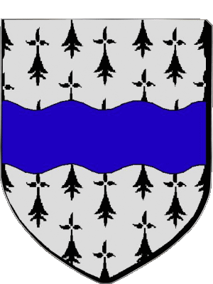 Wappen-Wappen Loire Atlantique 44 Abteilungen - Städte Frankreich Fahnen 