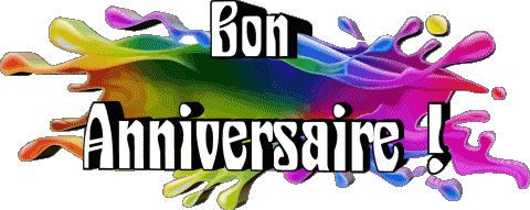 012 Fond Transparent Abstrait - Géométrique Bon Anniversaire Français Messages 