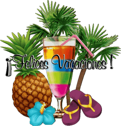 16 Transparent Background Felices Vacaciones Spanish Messages 