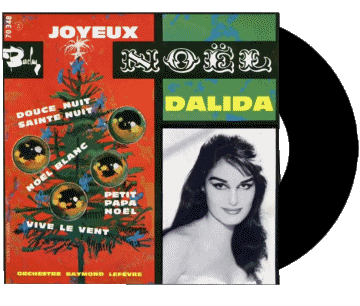 Douce nuit sainte nuit - Noel blanc - petit papa noel - vive le vent-Douce nuit sainte nuit - Noel blanc - petit papa noel - vive le vent Dalida Compilación de 60' Francia Música Multimedia 