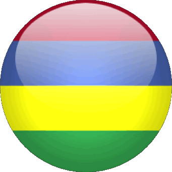 Tondo Mauritius Africa Bandiere 