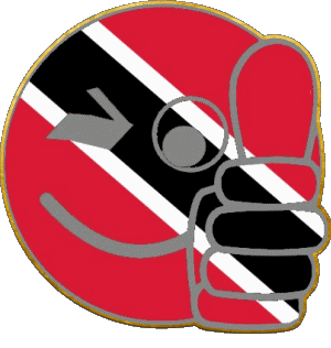Smiley - OK Trinité et Tobago Amériques Drapeaux 