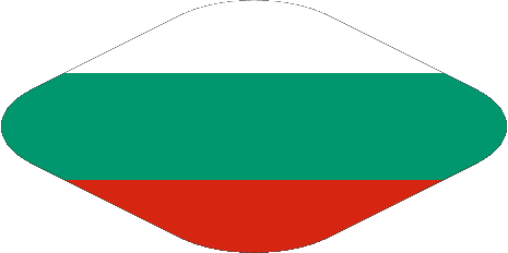 Ovale Bulgarie Europe Drapeaux 
