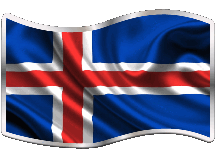 Rectangle Iceland Europe Flags 