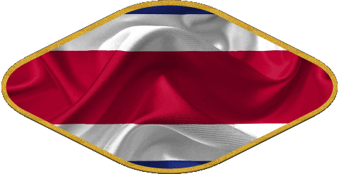 Oval 02 Costa Rica América Banderas 