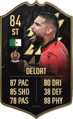 Andy Delort Algeria F I F A - Giocatori carte Videogiochi Multimedia 
