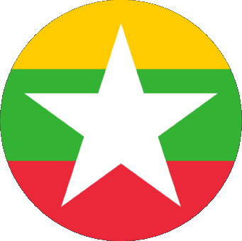 Diverso Birmania Asia Banderas 