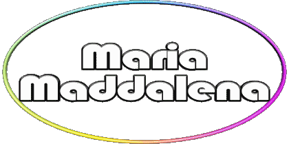 Maria Maddalena M Zusammengesetzter WEIBLICH - Italien Vorname 