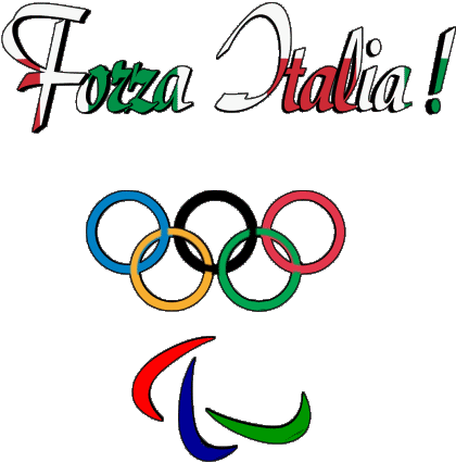 Olimpiadi Forza Italia Italien Messages 