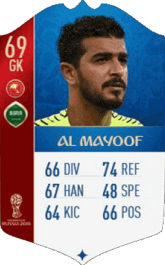 Abdullah Al Mayoof Saudi Arabia F I F A - Card Players Video Games Multi Media 
