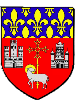 Blason-Blason TOULOUSE 31 Départements - Villes France Drapeaux 