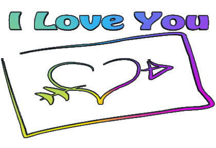 Cuore I Love You Inglese Messagi 