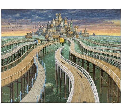 Jacek Yerka Pittore di artisti Umorismo -  Fun 