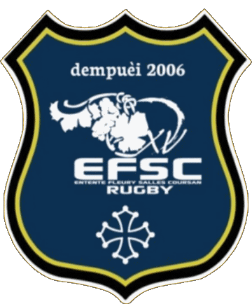 Entente Fleury Salles Coursan XV Dept 11 Rugby Club France Logo Sports 