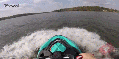Falls - Fail Jet Ski Transport Humor -  Fun 