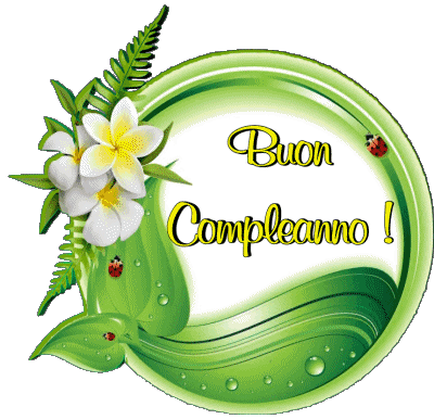 011 Transparent Background Floreale Buon Compleanno Italian Messages 