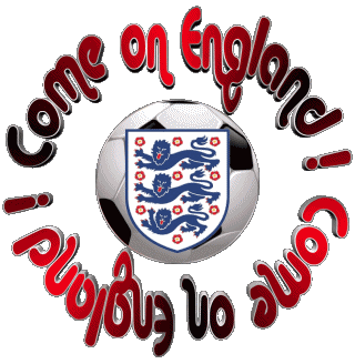 Soccer Come on England Anglais Messages 